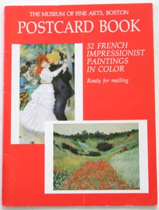 French Impressionist Paintings Museum Of Fine Arts Boston, A 32 Postcard Book - Picture 1 of 9