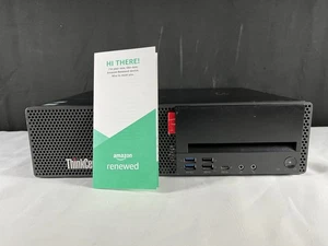Lenovo ThinkCentre M920s Black Intel i5-8500 Windows 10 Pro SFF Desktop PC - Picture 1 of 12