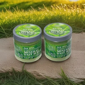 2x Totes Meer Sammlung Teebaum Salz Peeling mit natürlichen Mineralien aus dem Toten Meer - Bild 1 von 2