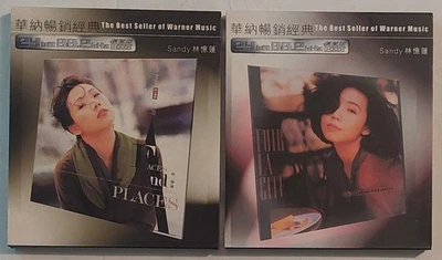 Sandy Lam 2 CD Lot Faces and Places + City Rhythm Pt. 2 Best Seller Warner Music Foto 1 de 4
