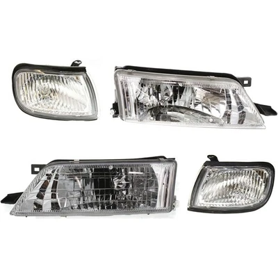 Headlight Headlamp Corner Light Lamp Kit Set For 97-99 Nissan Maxima Foto 1 de 4