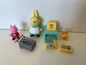 Peppa Pig Supermercado VIAJE DE COMPRAS Juego con Figura Miss Rabbit - Imagen 1 de 6