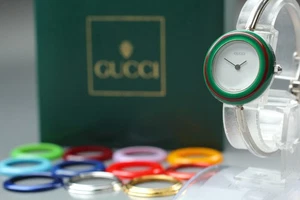 Reloj Gucci Change Bisel 11/12 (Banda de unos 16,4-16,9 cm) [Arañazos en cristal] - Imagen 1 de 12