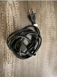 AC power cord for I-SHENG IS-0384 E55943 7A 125V 2-PRONG POWER CORD - BLACK 6FT - Picture 1 of 3