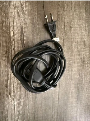 AC power cord for I-SHENG IS-0384 E55943 7A 125V 2-PRONG POWER CORD - BLACK 6FT - Image 1 of 3