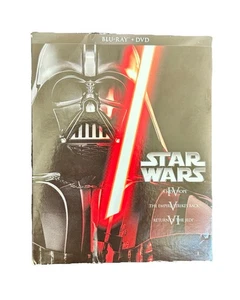 Star Wars Trilogy Blu-ray DVD Set New Hope Empire Jedi Darth Vader Skywalker War - Picture 1 of 20