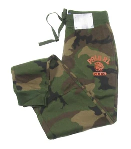 Polo Ralph Lauren Green Camo POLO RL Tiger Print Fleece Lounge Jogger Pants - Picture 1 of 4