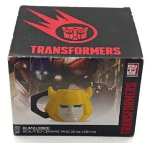 Taza esculpida de cerámica Transformers Bumblebee nueva taza de 20 OZ 2017 Hasbro Vandor - Imagen 1 de 5