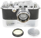 Leica IIIb LUFTWAFFE PROPERTY FL nr 38079 + Summitar 2/50 + silnik Leica MOOLY!