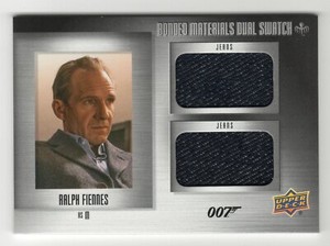 Upper Deck James Bond Villains & Henchmen Dual Materials BM-26 Ralph Fiennes 