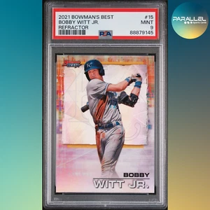2021 Bowman's Best | BOBBY WITT JR. | Refractor #15 | PSA 9 - Picture 1 of 2