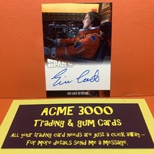 Unstoppable Space 1999 Series 4 ERIC CARTE “B” Variant Autograph Card EC2 Blue