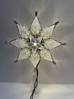 8" LED Christmas Tree Topper, Silver-Trim Star, Holiday Time