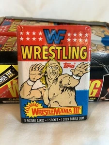 1987 Topps WWF Trading Cards (1) Sealed Pack - WrestleMania III - Hulk Hogan - Bild 1 von 1