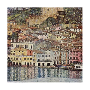 Lake-Garda-gustav-klimt-the-kiss-adele-poster-print for glass frames - Picture 1 of 7