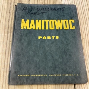 Manitowoc 3000 Piezas Manual Serie # 3068 Original OEM Usado Envío Gratuito - Imagen 1 de 4