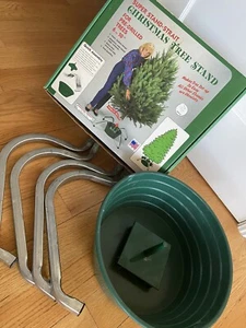 VTG Super Stand Strait Christmas Tree Stand for 6-10' Tree New Old Stock Unused - Picture 1 of 11