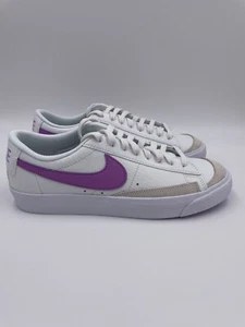 Nike Blazer Low ' 77 White / Purple Womens Shoes - Picture 1 of 8