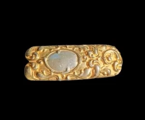 JUDITH LEIBER Signed Gold Plated Metal Women's Vintage Belt Buckle AS IS - Picture 1 of 7