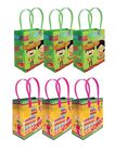 Fiesta Themed Party Favor Bags Treat Bags, 6 Pack