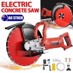 355mm Electric Concrete Saw 1.8KW Cutter Wet/Dry Demo Tools Circular Cutting Off - Picture 1 of 14