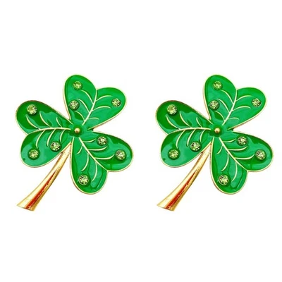  Set 2 Porta Tovaglioli Per La Cena Anelli per Tovaglioli da Tavola - Immagine 1 di 4