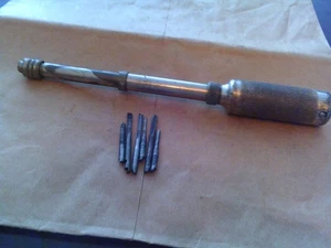 North Bros. Yankee No. 41 Push Drill With 6 Bits Made In USA - Picture 1 of 2