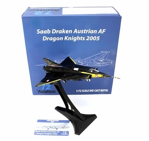 AV72 1/72 Austrian Air Force Saab J35 Dragon Fighter AV7241010 Finished Model - Picture 1 of 9