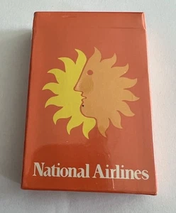 National Airlines Playing Cards Deck Sun King Logo NEW SEALED - Picture 1 of 8