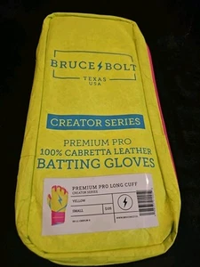 BRUCE BOLT - SERIE CREATOR - GUANTES DE BATEO PREMIUM PRO PUÑO LARGO - S - Imagen 1 de 3