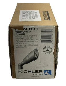 Kichler 15374 BKT strukturiertes Schwarzlicht (FABRIKVERSIEGELT/KOSTENLOSER VERSAND) P22C - Bild 1 von 2