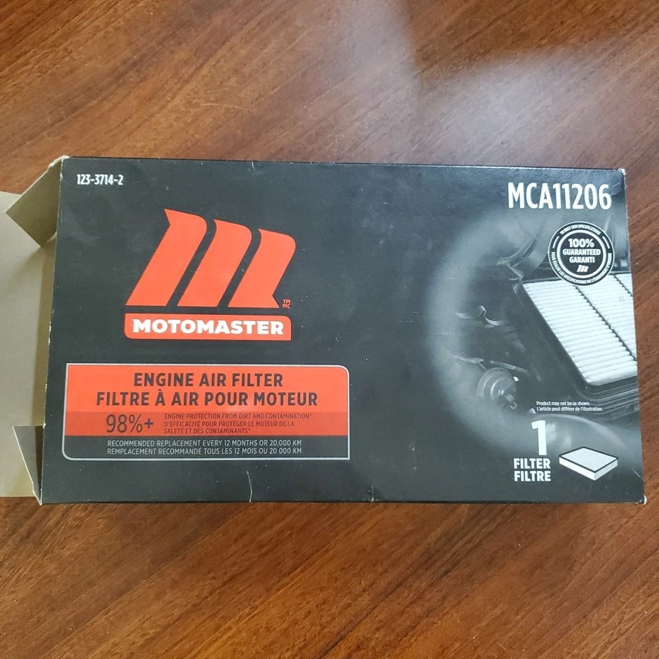 Filtro de aire para coche MCA11206 Motomaster nuevo para ciertos modelos Hyundai y Kia Foto 1 de 4