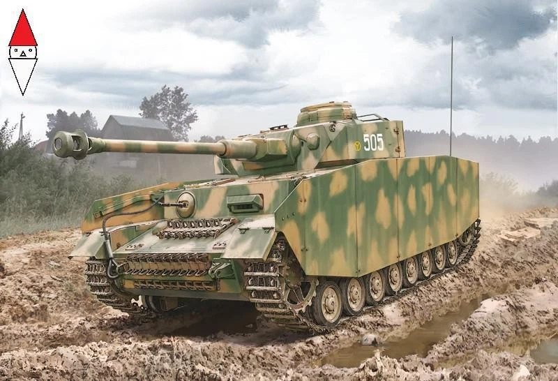 Carro Armaro Tedesco della seconda guerra Italeri Pz. Kpfw.iv Ausf. H 1/35