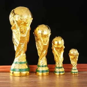 1Pc13/21/27/36cm Resin Cup Qatar 2022World Soccer Trophy Football Champion Award - Picture 1 of 15