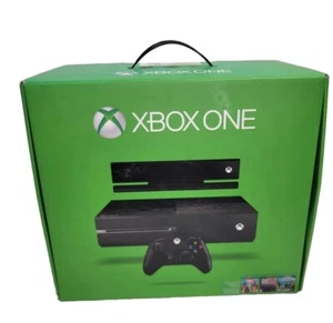 Microsoft Xbox One 500GB Console - Black TESTED Model 1540 With Kinect +20 Games - Picture 1 of 12