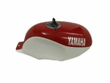 For YAMAHA YSR50-80 ALLOY WHITE & RED GAS FUEL PETROL TANK & CAP/TAP