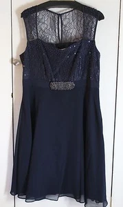 Kaliko size 14 navy dress. Bridesmaid, Party, Wedding, Prom. BNWT rrp £149 - Bild 1 von 4