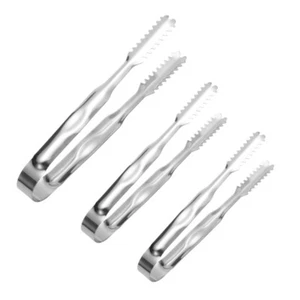 Small Ice Tongs Kitchen Tong Appetizers Tongs for Coffee Bar Party Dessert Party - Picture 1 of 11