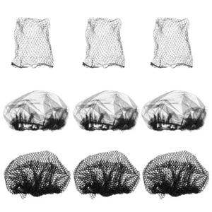 9Stück Haare weben Netz Haarschmuck Haarnetz Mesh Zum Schlafen Perücke Haarkappe - Bild 1 von 12