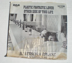 Jefferson Airplane 7" 45 PS Plastic Fantastic Lover - Other Side Of This Life - Foto 1 di 2