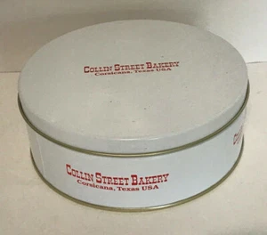 Vintage Collin Street Bakery Tin Can Corsicana Texas USA - Picture 1 of 6