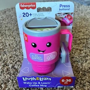 Fisher-Price Laugh & Learn Wake Up & Learn Coffee Mug (Pink) - Picture 1 of 2