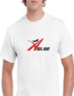 ABX Air Red Black Retro Logo American US Airline Geek White Short Sleeve T-shirt