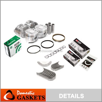 Anillos de rodamientos de pistones para Toyota Corolla Nova 88-89 1,6 L DOHC 4 EDADES 4AGELC Foto 1 de 4