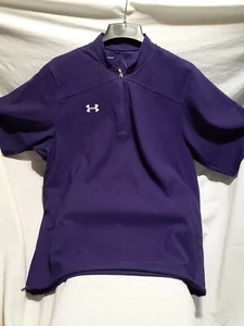 Under Armor Storm M lila 1/4 Zip Pullover Kordelzug Taille Rechtshand 1/4 Zip - Bild 1 von 12