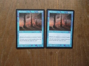 MTG 2 x Evacuation rare Stronghold Magic The Gathering card - Picture 1 of 1