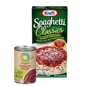 Kraft Italian Spaghetti Meal Kit with Full Circle Organic Tomato Paste Bundle - - Picture 1 of 1