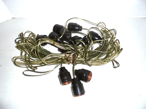 12 VINTAGE STANDARD BULB SOCKETS WITH 8' CORDS MIB - Picture 1 of 2