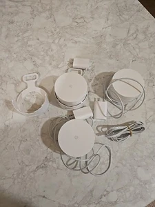 3-pak Używany Google Wifi Model AC-1304 Pakiet System z 2 mocowaniem Genies - Zdjęcie 1 z 5