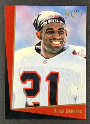 Deion Sanders 1993 Select #3 Atlanta Falcons - Image 1 of 2